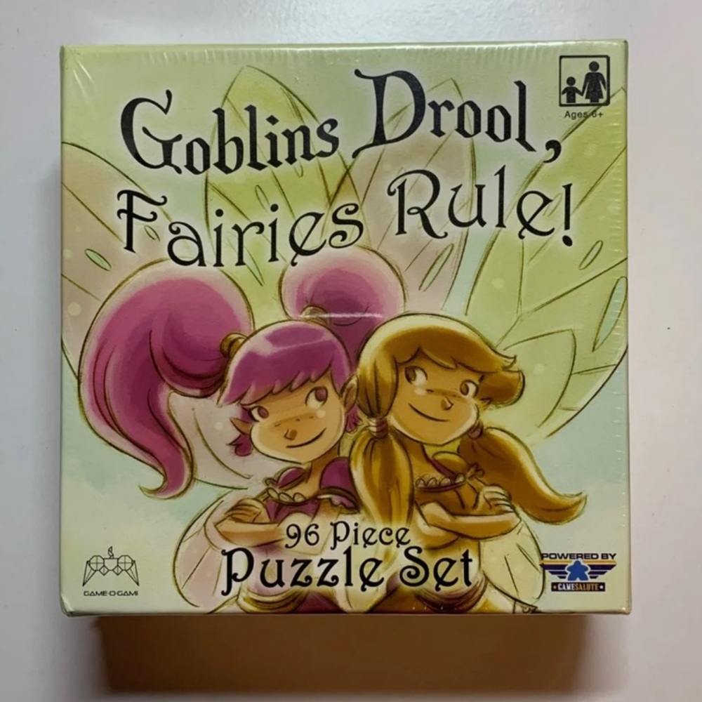 Goblins Drool, Fairies Rule! Puzzle Game NWT